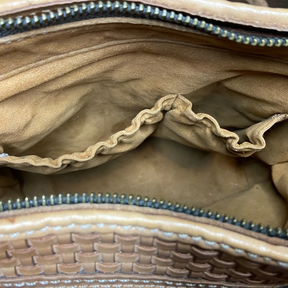 Patricia Nash Castelli Woven Leather Crossbody Shoulder Bag - Picture 9 of 11